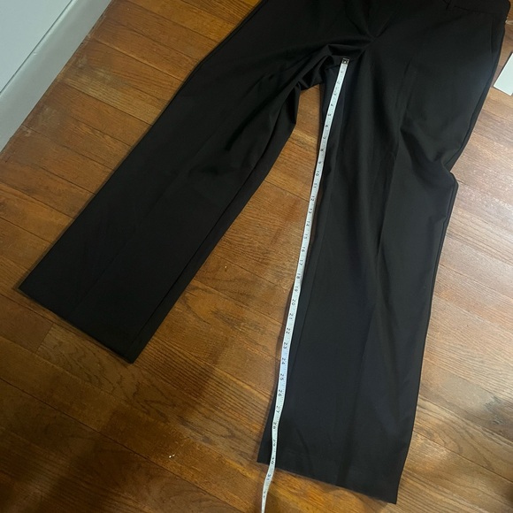 Women's Black Wide Leg Pants Dress Pant - Picture 2 of 9